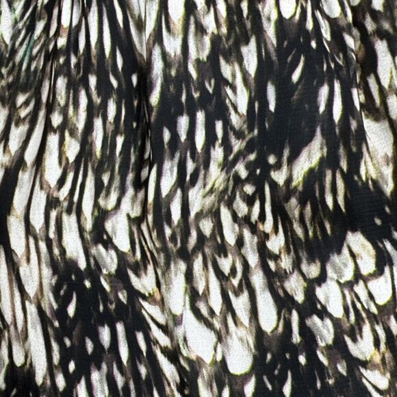 Peruvian Connection Tiered Maxi Skirt Women's 6 Brown Plumage Pockets (1069) - Picture 3 of 12